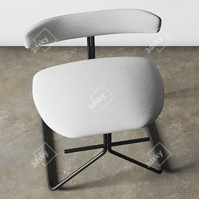 Title: Elegant Rider Chair: Stylish and Comfortable 3D model image 4