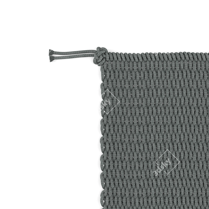 Kvadrat East 3D Rug: Versatile Design 3D model image 3