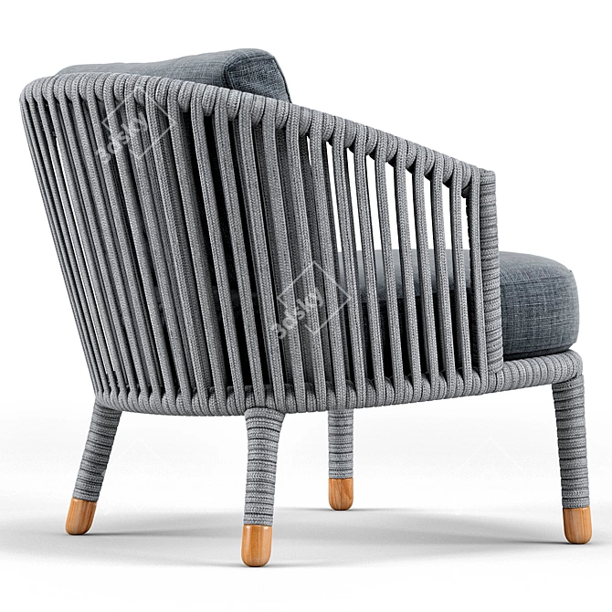 Cane Line Moments Outdoor Chair 3D model image 3