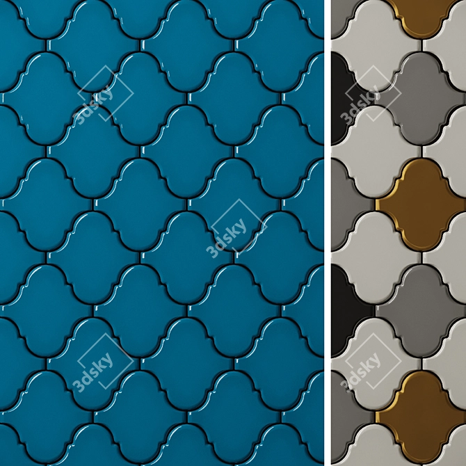 Alhambra Ceramic Wall Tiles 3D model image 1