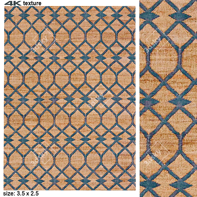 GAN Carpet Collection | No. 052 3D model image 1