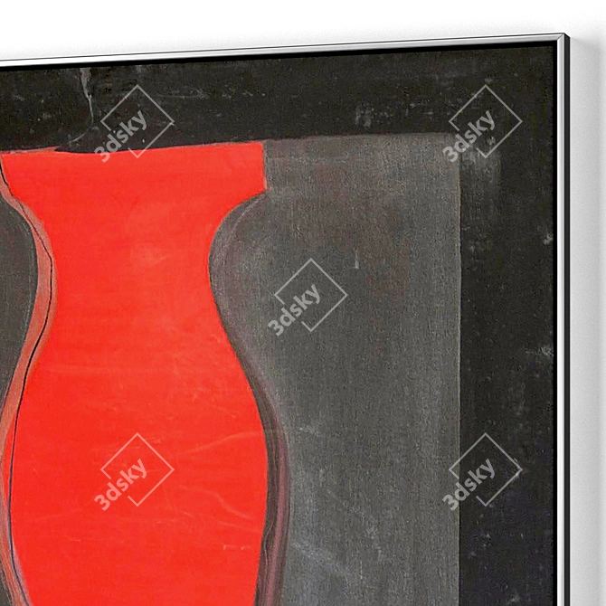 Modern Frame Painting Collection 3D model image 2
