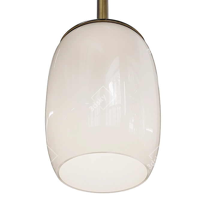 Elegant Ramirez Pendant Chandelier 3D model image 2