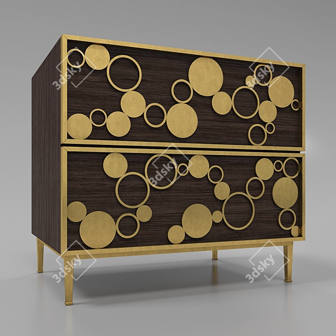 Sleek and Stylish Side Table 3D model image 2