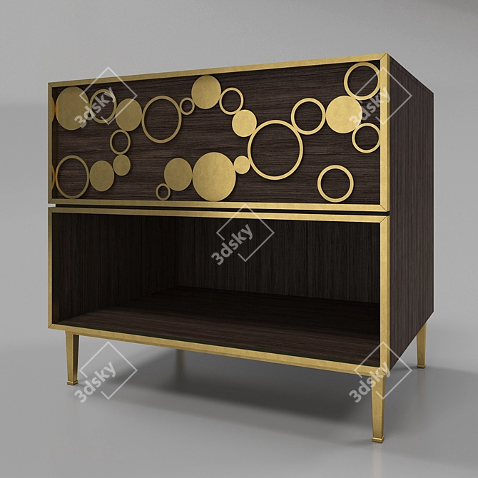 Sleek and Stylish Side Table 3D model image 3