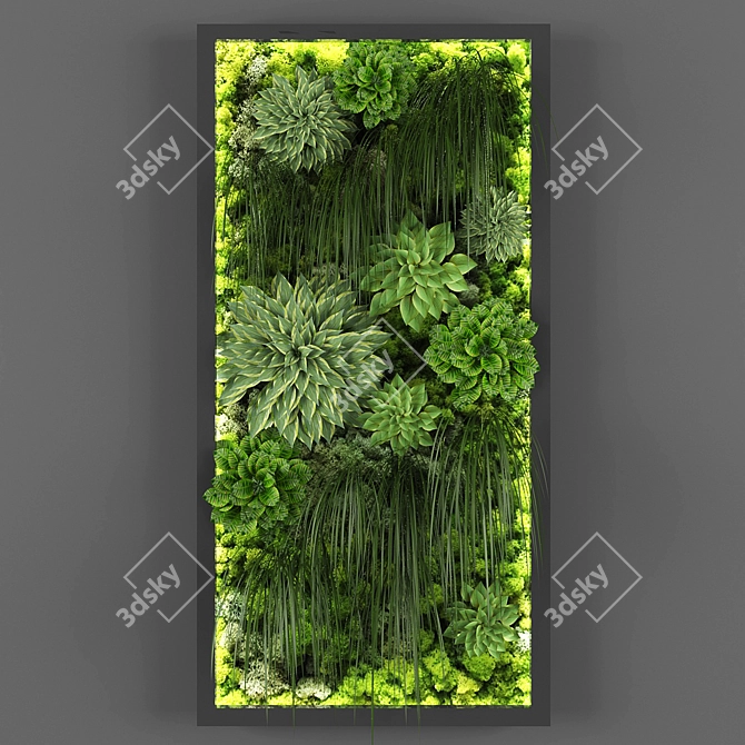 Versatile Vertical Garden Solution 3D model image 1