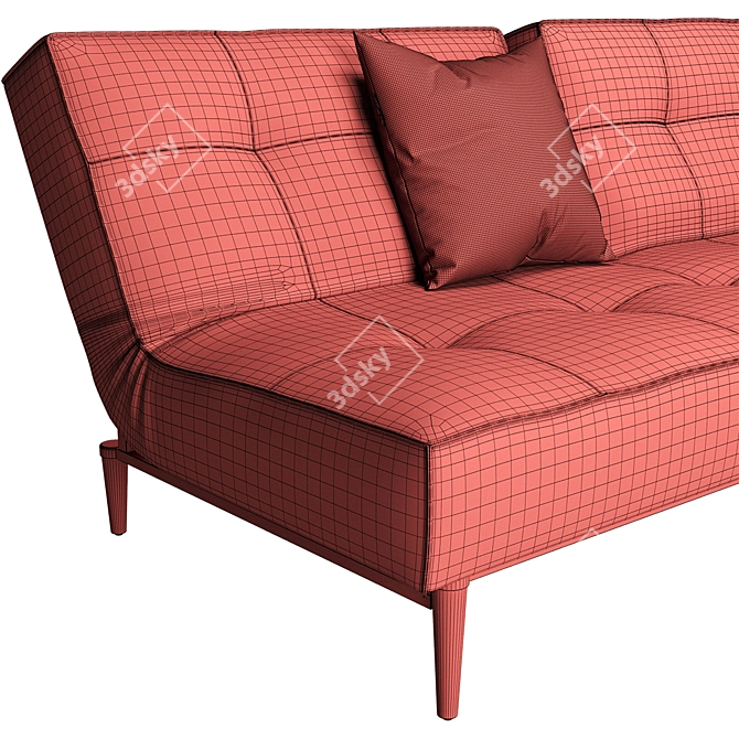 Versatile Splitback Sofa 3D model image 5