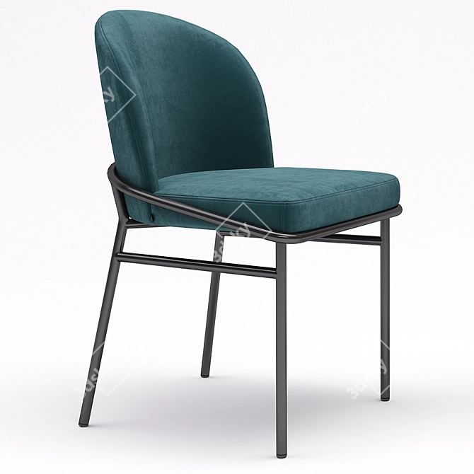 Eichholtz Willis Dining Chair: Sleek and Stylish 3D model image 4