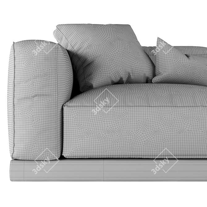 Urbanfun Caring Stripes Sofa 3D model image 4