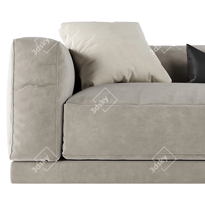 Urbanfun Caring Stripes Sofa 3D model image 3