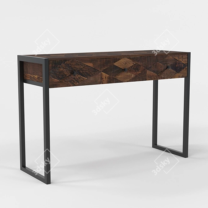 Siena Console - 1200mm x 400mm x 800mm 3D model image 1