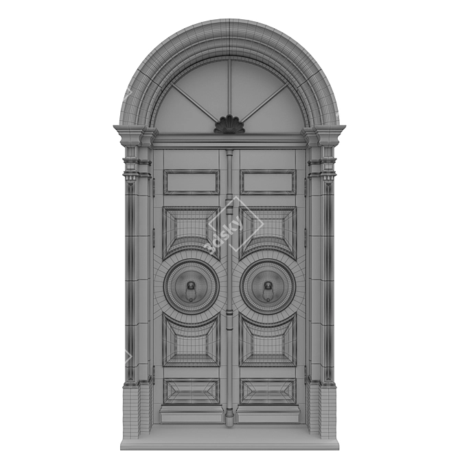 Classic 3D Max Door 3D model image 5