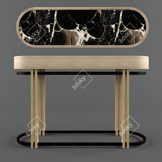 Modern Frato Rio Console Table 3D model image 1