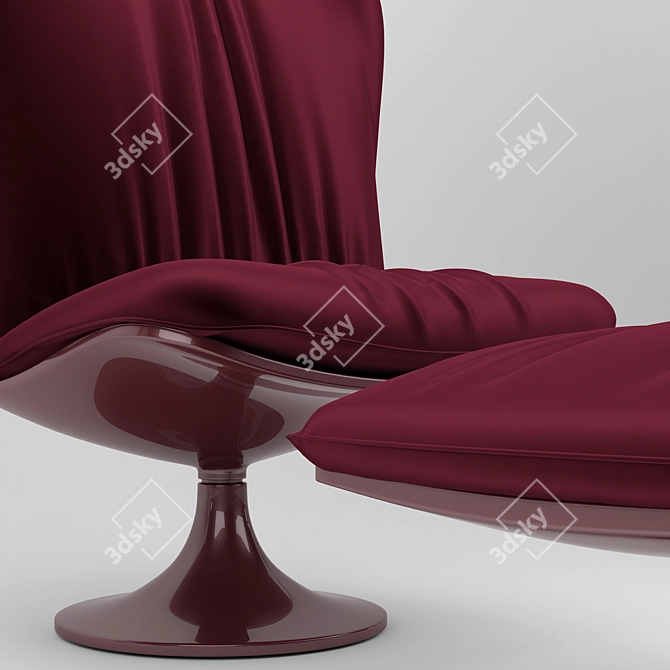 Elegant Marilyn Armchair by Baxter 3D model image 3