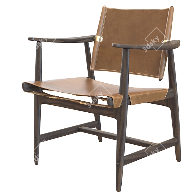  Elegant Walnut Dining Set | Carl Hansen & Son 3D model image 2