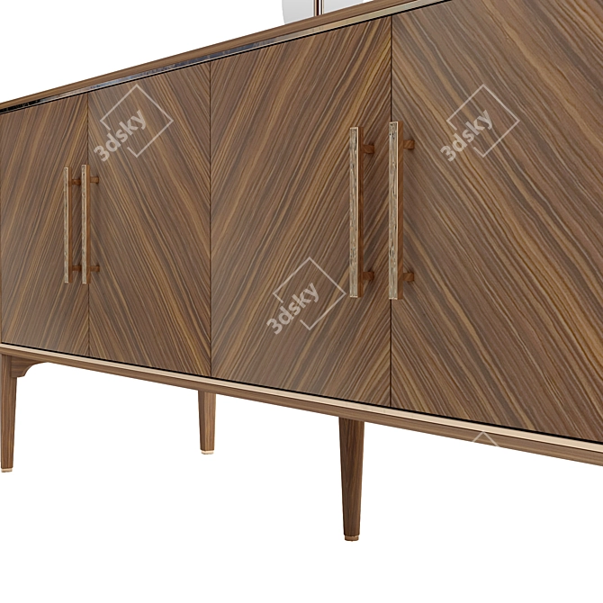 Elegant Enza Raum Sideboard - Sleek Design & Ample Storage 3D model image 3