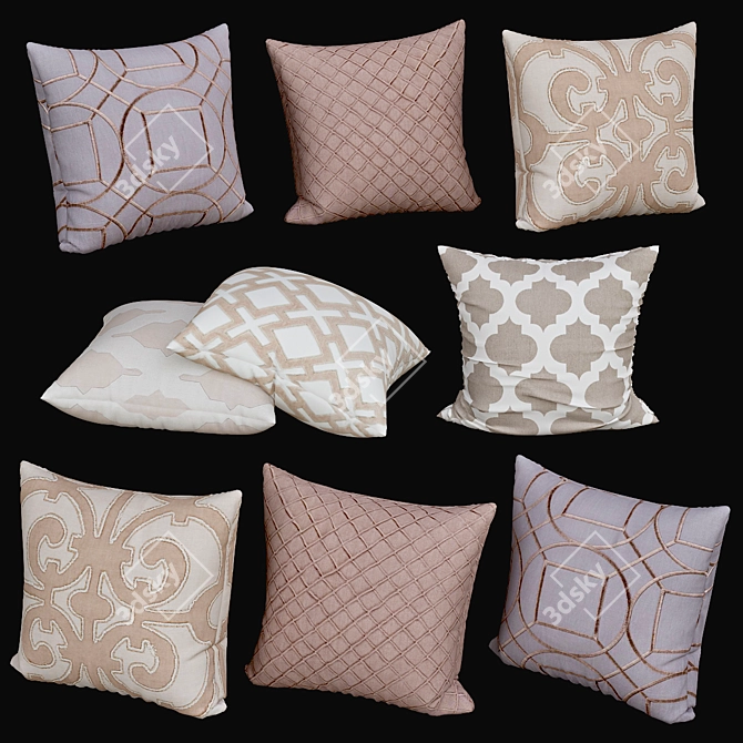 Cozy Cushions | Sofa Decor 3D model image 1