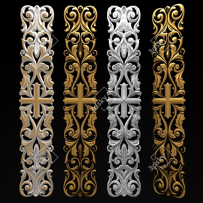 Religious CNC Décor 3D model image 1