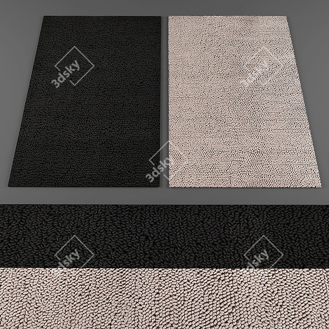 Amara Collection: Elegant Rugs 3D model image 3