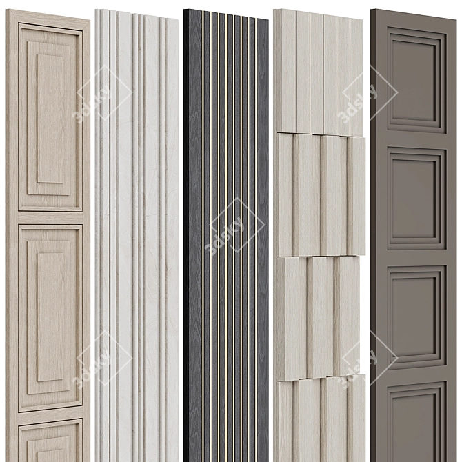 Smoothed Wall Panels 3D model image 2