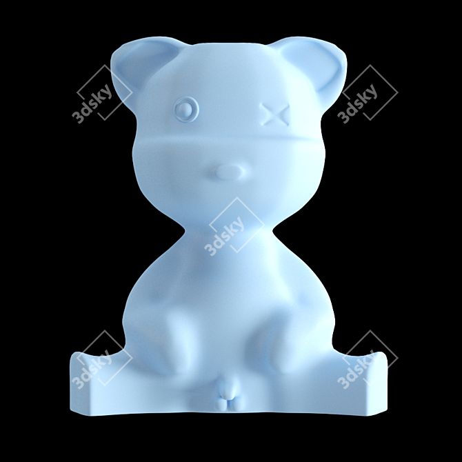 Cozy Teddy Table Lamp 3D model image 2