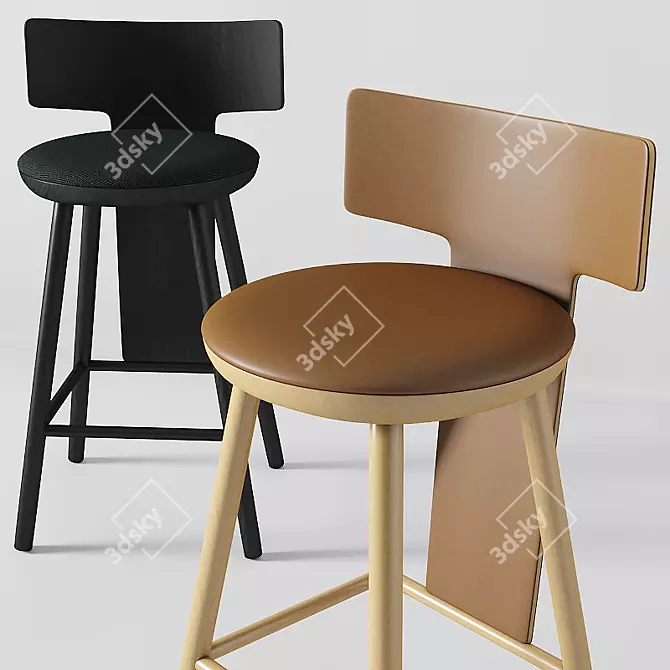  Stylish Pinna Chair for Perfect Renders 3D model image 2