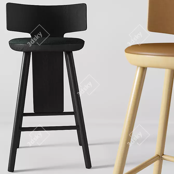  Stylish Pinna Chair for Perfect Renders 3D model image 3