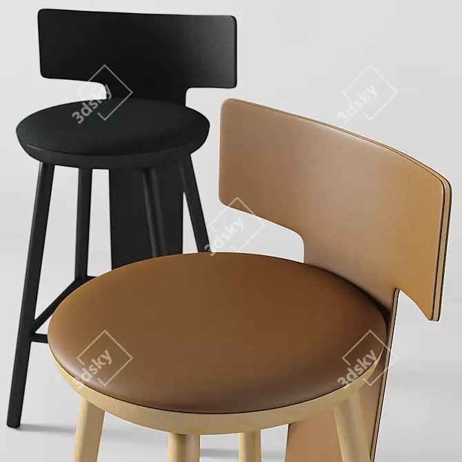  Stylish Pinna Chair for Perfect Renders 3D model image 4