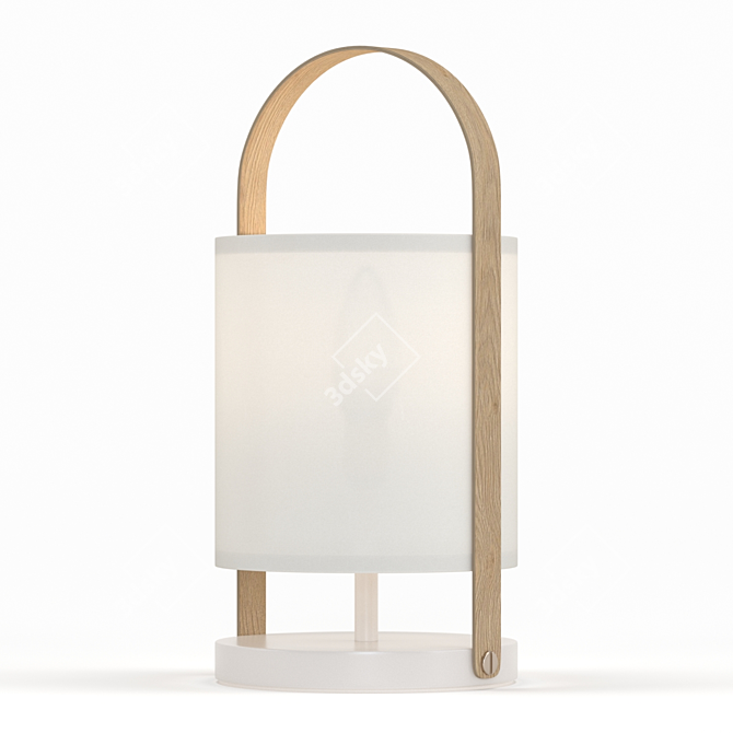 Modern Table Lamp - Zayla 3D model image 1