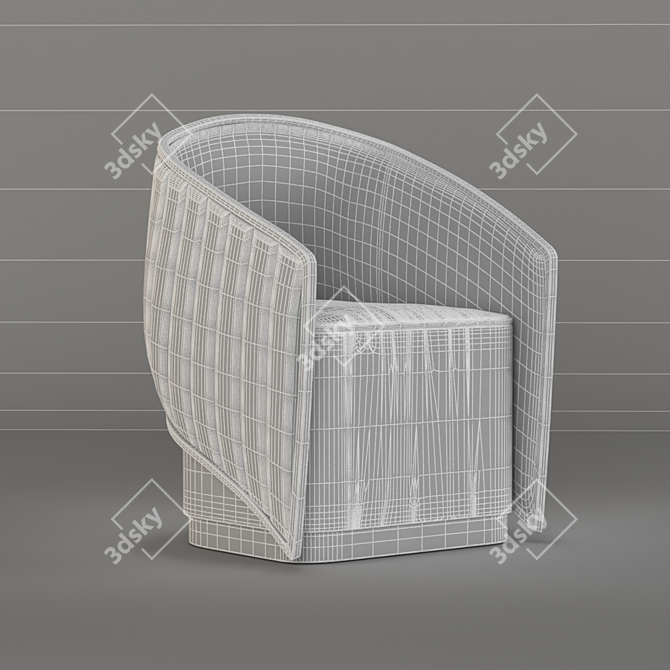 Comfort Plus Arm Chair 3D model image 3