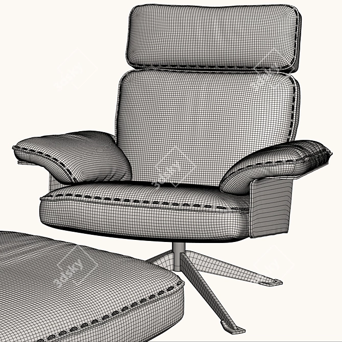 Luxurious DS-31 Chair: Style Defined 3D model image 3