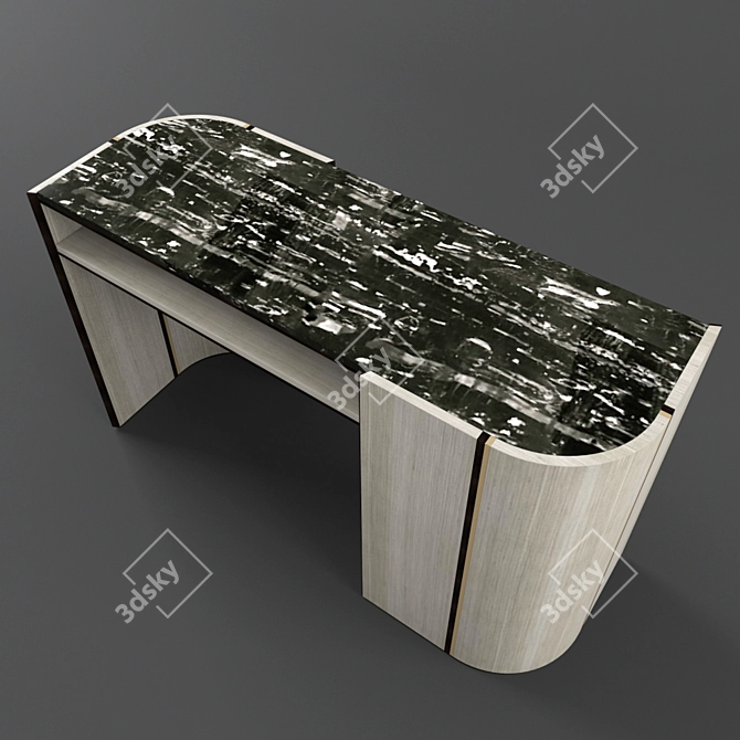 Okayama Console: Elegant and Functional Design 3D model image 2