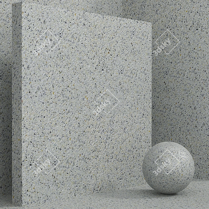Seamless Stone Composite Quartzite 3D model image 4