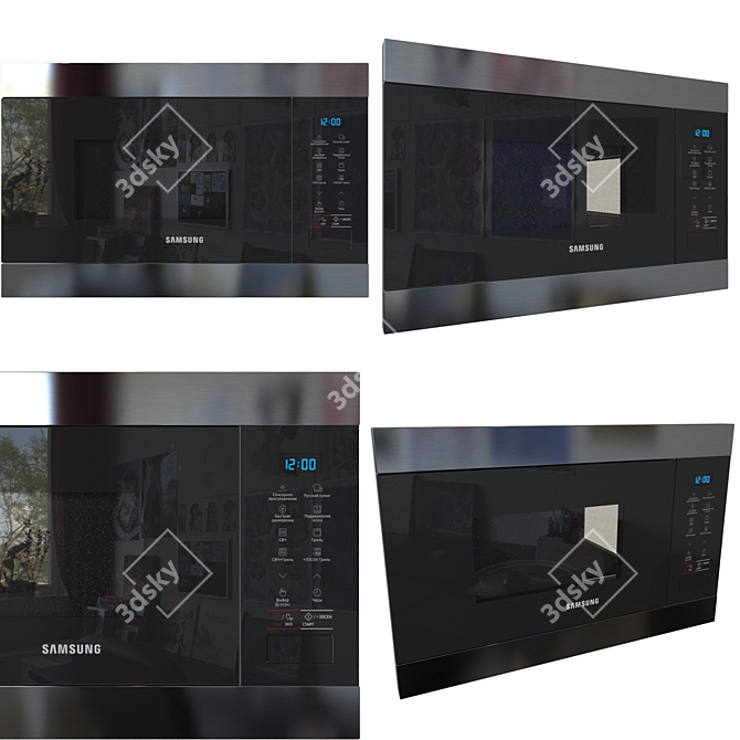 Samsung Kitchen Appliances Bundle 3D model image 3