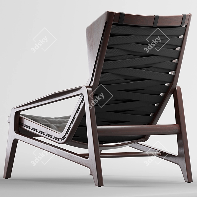 Elegant Armchair |  D.156.3 | 88x71x97(cm) 3D model image 2