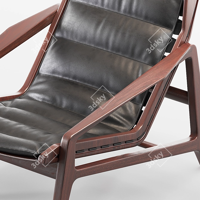 Elegant Armchair |  D.156.3 | 88x71x97(cm) 3D model image 5