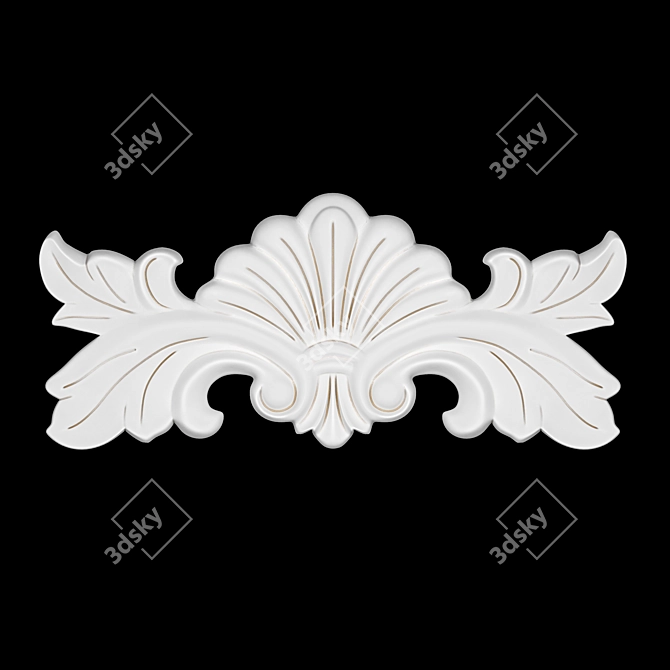 Elegant Turbosmooth Ornament 3D model image 7