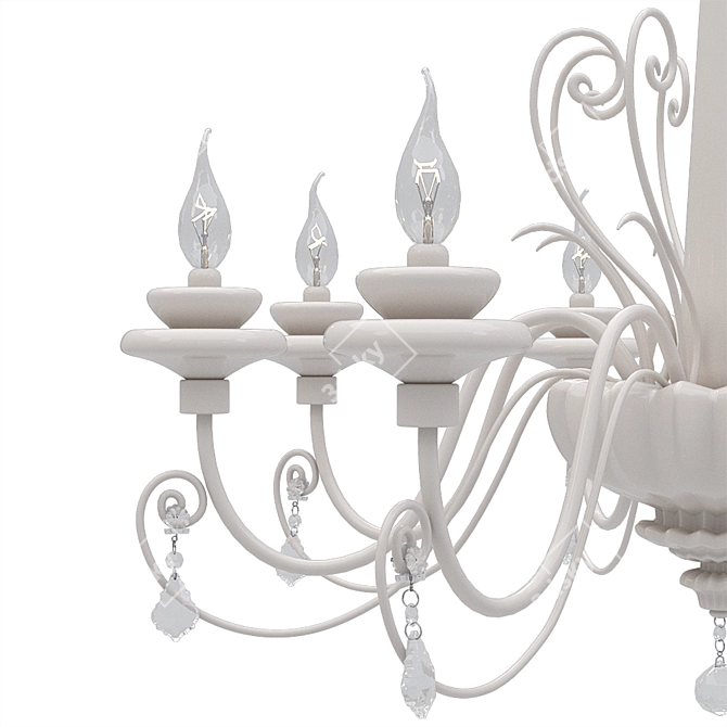 Elegant Corona Chandelier 3D model image 3