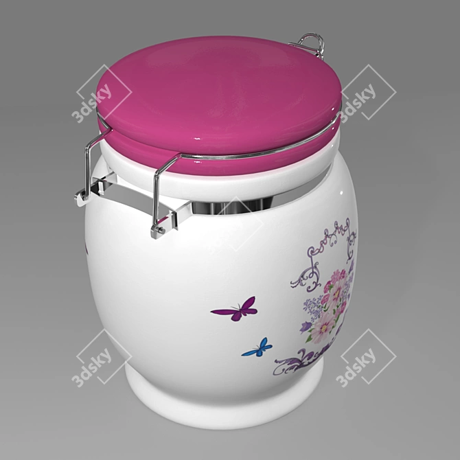 Sugar Stash: Stylish Storage for Sweetness 3D model image 3