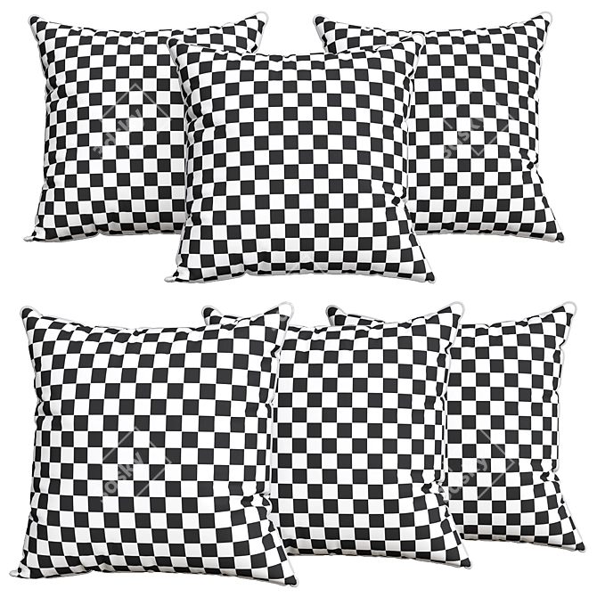 Cozy Pillows for Decor 3D model image 3