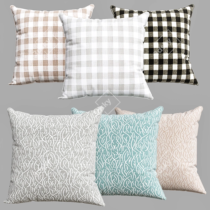 Cozy Dream Pillows 3D model image 2