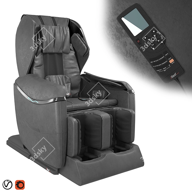 iRest Massage Chair - Ultimate Relaxation 3D model image 1