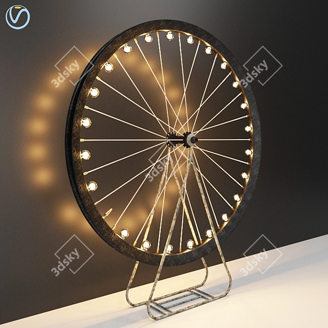 2016 Wheel Design: Max, FBX, 3DS 3D model image 1