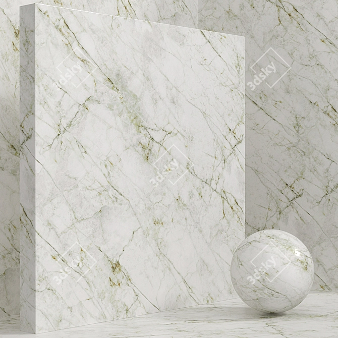Seamless Stone/Marble Set 3D model image 4