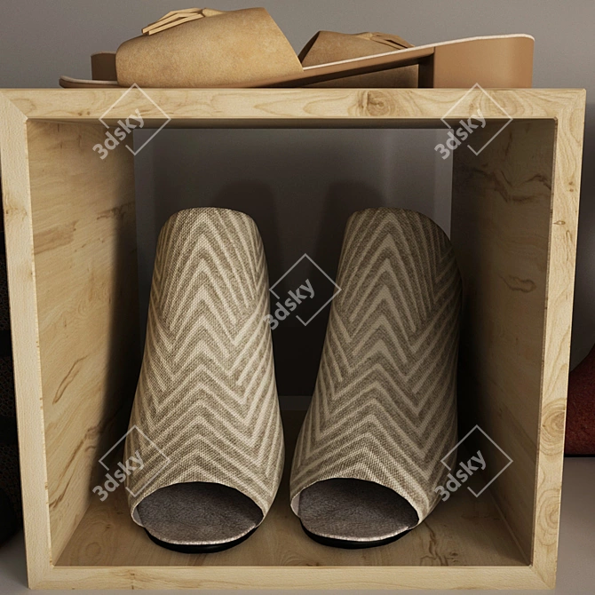 Sleek Women's Shoes Collection 3D model image 3