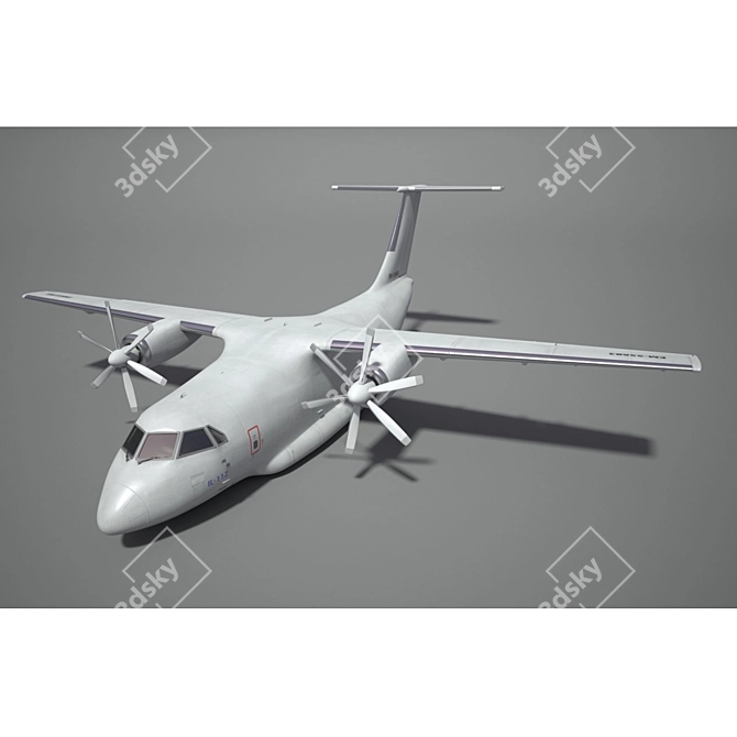 IL-112 Bare Fuselage 3D model image 7