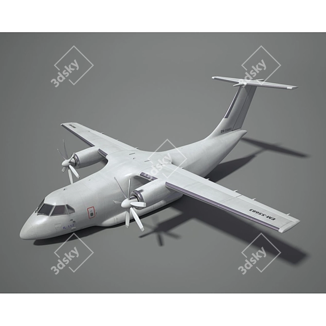 IL-112 Bare Fuselage 3D model image 8