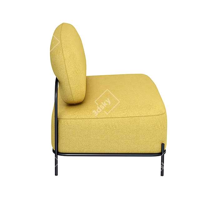 Modern Pawai Sofa: Stylish Comfort 3D model image 2