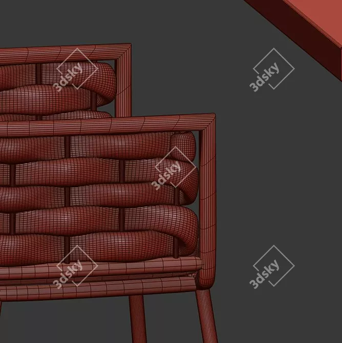 4union Dining Set: Elegant and Functional 3D model image 3