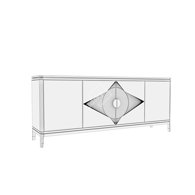 Elegant SEVILLE Sideboard: FRATO's 2020 Specialty 3D model image 6